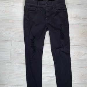 Black mid ride jeans